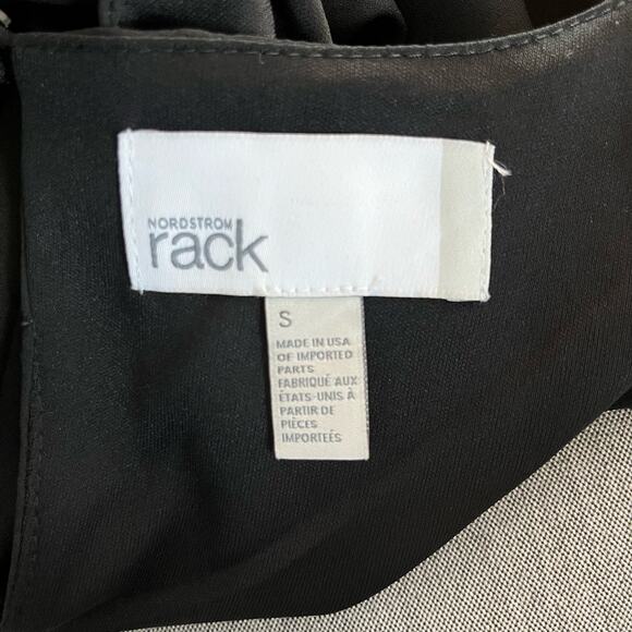 Nordstrom Rack Solid Little Black Dress Sleeveless Mini Sheath Small/Medium - Picture 4 of 13